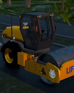 How Vibratory Soil Compactor Works . . #electricity #lifeada #viralfbreels #mustmatch #science | LifeAda