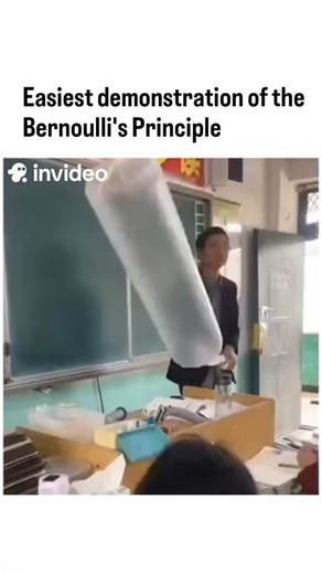 How Do Things Work on Instagram: "Bernoulli's Principle demonstrations show that faster-moving fluids (like air) have lower High air pressure pressure, causing lift or attraction, easily shown by blowing over a paper strip to make it rise, levitating a ping-pong ball with a straw, or making toilet paper unroll upwards with a leaf blower, all proving that increased fluid speed reduces pressure, creating upward forces against higher pressure air. Real world use case of Bernoulli's Principle Aviati