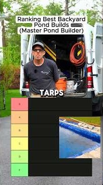 Best Backyard Pond Build Types for Homeowners TIER LIST with Master Pond Builder Matt!🪷 #tierlist