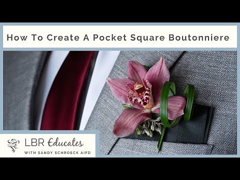 How To Create A Unique Pocket Square Boutonniere