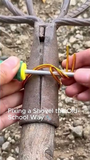 Tightening a Shovel Handle Like a Pro