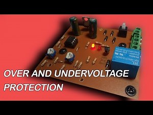 Over And Under voltage Protection System Using LM358 Op-Amp