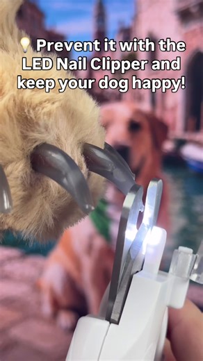 Dog Nail Clipper: Trim Safely with LED Light