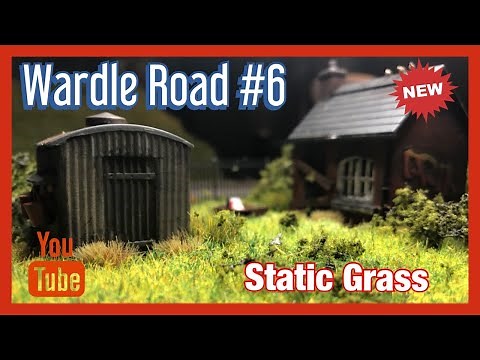Model Railway Realistic Static Grass Tutorial