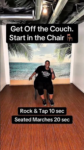 🪑 60-Second Chair Cardio | Tabata Seated Marches