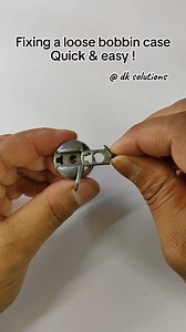 How to repair a faulty bobbin case at home ! #sewingmachinehacks #sewingtips #sewingcommunity #sewingproblems #sewingmachineparts #repair | DK Solutions