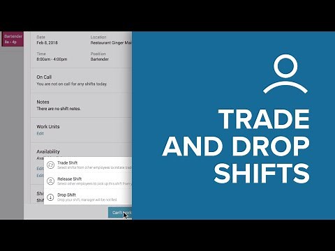 Humanity Tutorial: Allowing Staff to Trade, Release and Drop Shifts