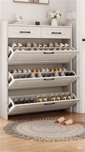 Smart Shoe Rack Design for Modern Homes 😍#shorts