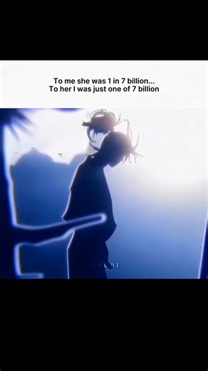 POV : "TO HER I WAS JUST ONE OF 7 BILLION"
