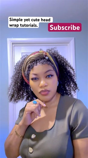 Simple head wrap tutorials/ turban style. Scarf#shortsfeed #fypシ #shorts #howto ‪@CalistaStarBeauty‬