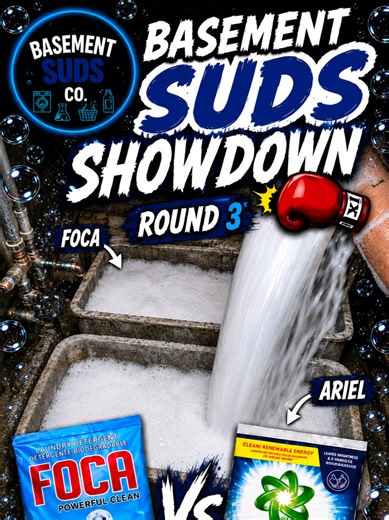 WHO WON THE POUR ROUND? ARIEL OR FOCA? 😍👀🫧 #suds #sudsy #sudsoverload #sudsyasmr #productoverload
