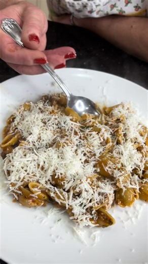 Yiayia Helen | Authentic Cypriot Recipes | Conchiglie pasta with my rich, spiced bolognese… finished with grated halloumi on top. Cozy, saucy and full of flavour - this is comfort in... | Instagram