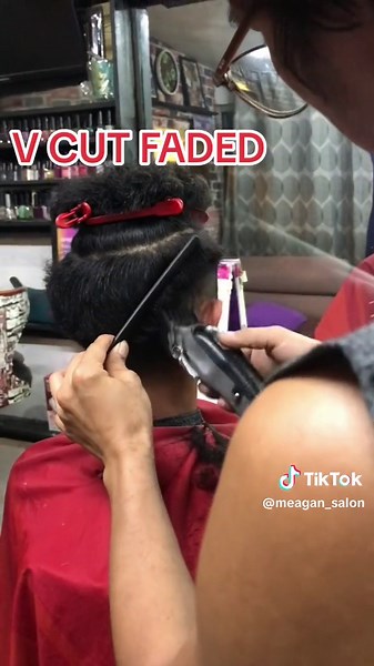 Faded hair cut for men #meagansalon #salon #barber #haircut #vcutfaded #fypシ゚viral #hair #hairstyle #