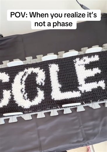 Block panel 3 with me! #fyp #crochet #jcole #blanket #tapestry
