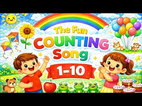 Counting Song 1–10 for Kids | Fun Numbers Song for Kindergarten & Preschool