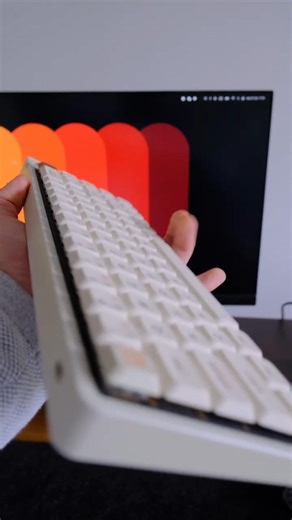 MG65 Pro vs My cream keyboard #mechanicalkeyboard #comparison #keyboard