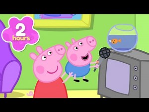 Peppa & George Make FUNNY MUSIC 🎤 Peppa Pig Full Episodes | 2 Hours of Kids Cartoons