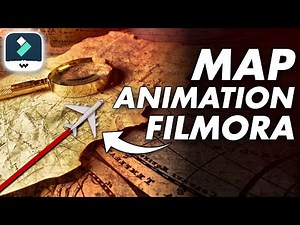 FILMORA 12 | HOW TO MAKE CREATIVE MAP ANIMATION FOR VLOGS | FILMORA 12 TUTORIAL [HINDI]