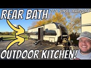 Rear Bath Travel Trailer | 2026 Sunset Trail 253RB
