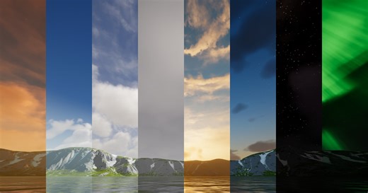 Stylized Skyboxes | FREE | 2D Sky | Unity Asset Store