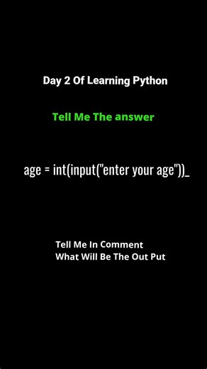 Day 2 Of Learning Python #building #facts #dothingsyoudontwanttodo