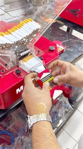 how to use machine to package cigarettes #tech #technology #techcreators #cigarettemachines