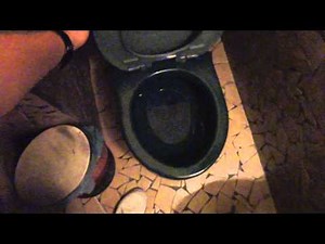 Bathroom Tour at Casa Morelos Restaurant, Ixtapa Mexico