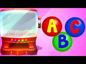 abc for kids | Learn abc | kids Gumball Machine