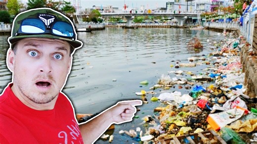 Fishing the most polluted urban river I have ever seen