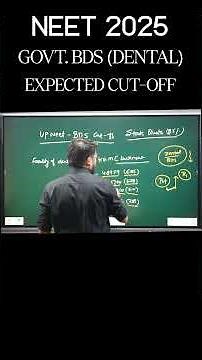 NEET 2025 BDS Cutoff: Safe Score for Govt Dental College ?