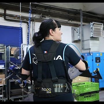 Exosquelette au travail : aide à la manutention et à l’assemblage de la tôlerie