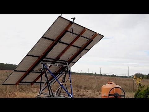 Jetzt baue ich einen PV Tracking Mast selber aus Altmetall und gebrauchte Technik(Solar Nachführung)