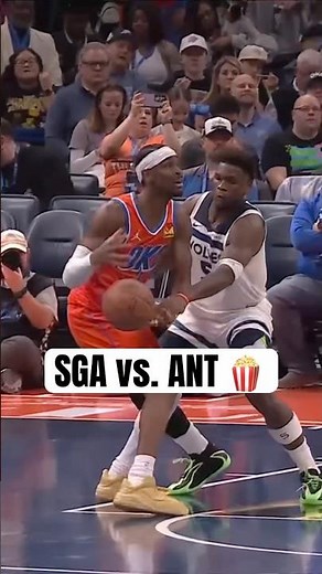 Shai scores on Ant’s tough defense 😮‍💨