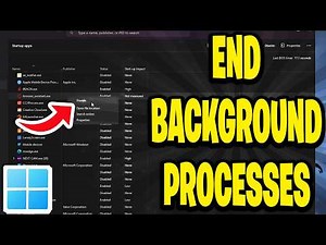 How To End Background Processes Windows 11