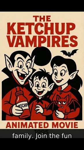 Ketchup Vampires: A Retro Animated Delight!
