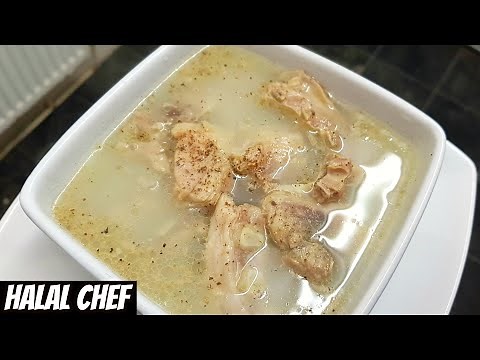 LAMB & BONE BROTH | ONLY 2 INGREDIENTS | Halal Chef
