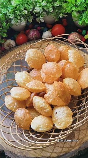 Golgappa/ Pani puri ki Puri Crispy & Crunchy घर पर बनाए क्रिस्पी पूरी #panipuri #golgappa #shots #yt