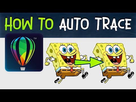 How to Auto Trace JPG to SVG Vector Graphics in CorelDRAW