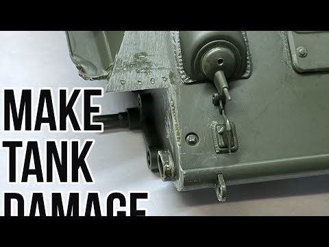 Make Tank Battle Damage wear and tear #t34 #soviettank
