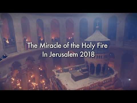 Miracle of the Holy Fire in Jerusalem 2018