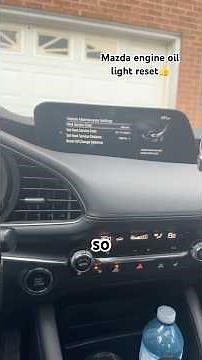 Reset Oil light or oil change reminder in Mazda 3, 6, cx3, cx5, cx9 and other models (2015-2025)