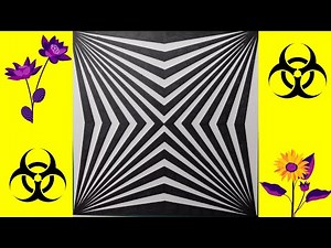 Como dibujar arte óptico paso a paso | How to draw Op-Art step by step | Pop-Art