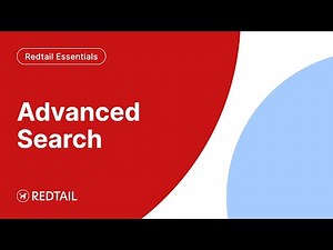 Redtail Essentials: Advanced Search