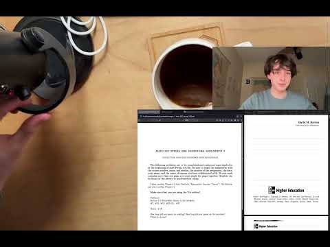 Math homework stream