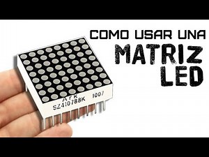 How to use and operate an 8x8 LED matrix