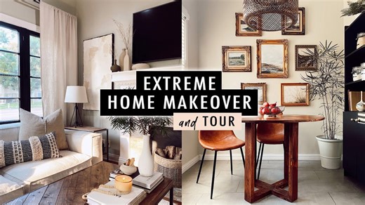 Extreme home makeover and tour start to finish