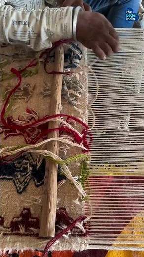 An 8th Generation Weaver Practicing 'Kharad'