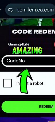 HOW TO GET NEW REDEEM CODES KODE HARI INI CODIGOS IN EA FC FIFA MOBILE 26 #shorts #fcmobile