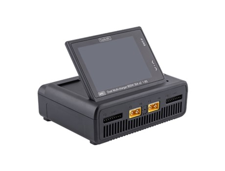 Cargador y descargador de CC con pantalla táctil de doble canal Toolkitrc M8d de 800 W y 230 A para batería de polímero de litio Life Lion de 18 s y 12 V | Worten.es