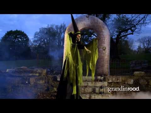 Animated Towering Macabre Witch | Grandin Road